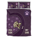 Personalized Dog Quilt Bed Set - Up to 7 Dogs - Mother's Day/Father's Day Gift for Dog Lovers