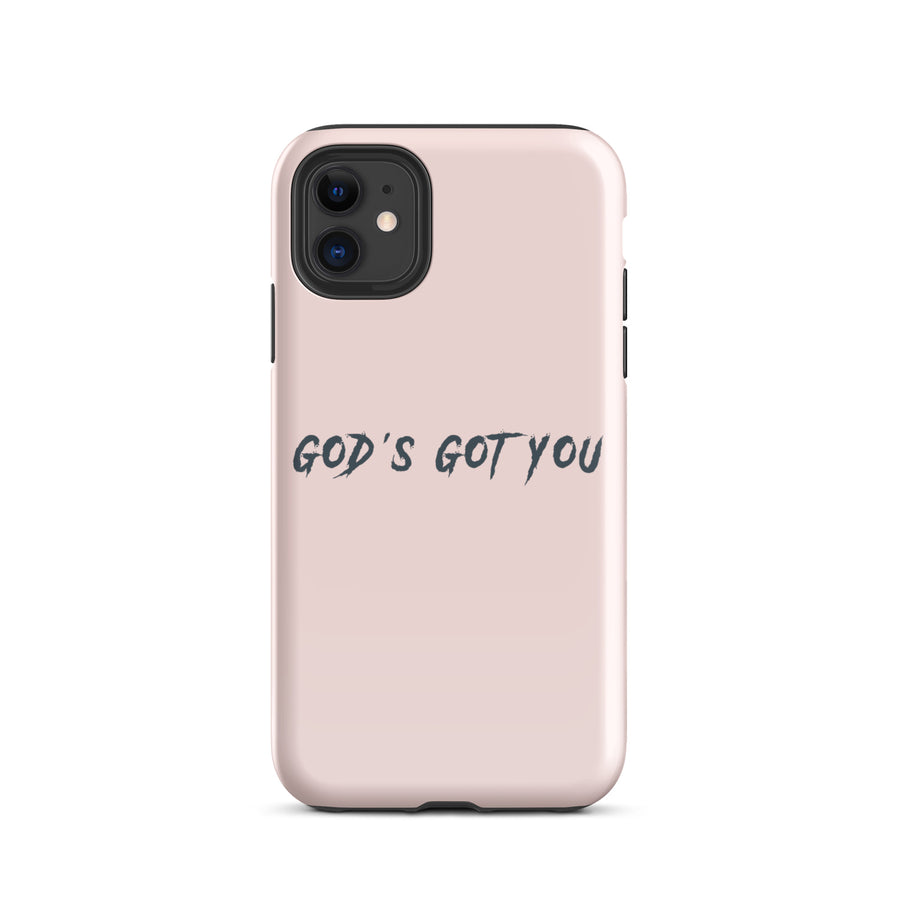 Tough Case for iPhone® featuring GOD'S GOT YOU